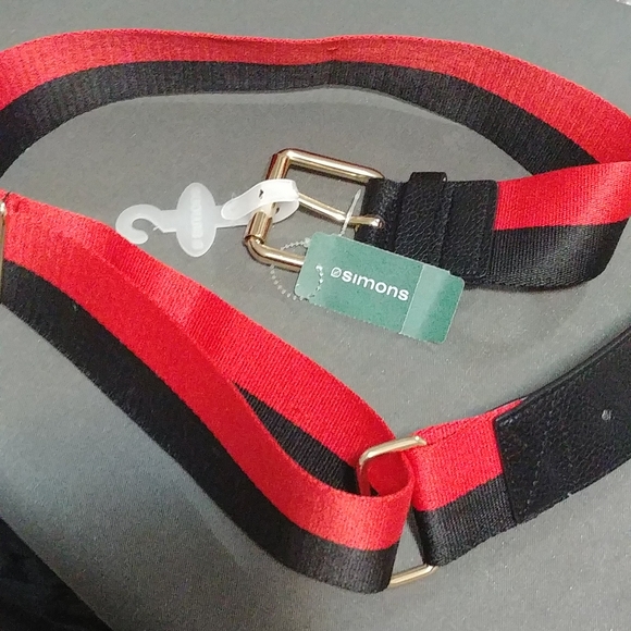 FREE with Bundle,NWT leather/fabric adjustable belt - Picture 4 of 4